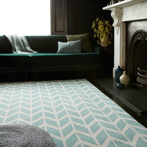 Tepih Arlo Chevron Blue Ar05